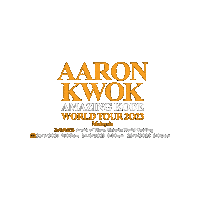 Aaron Kwok Concert Sticker by Malaysia International Film Festival