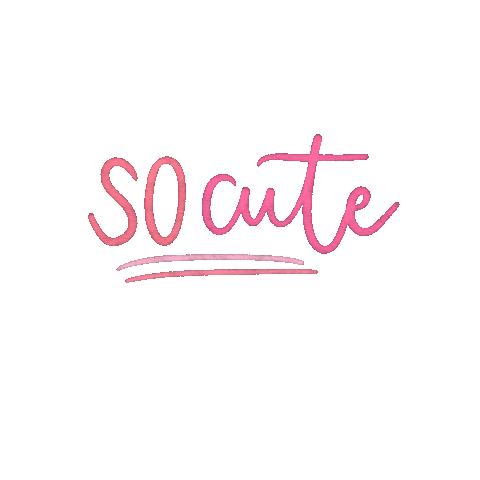 mintscriptco wow pink adorable colorful Sticker