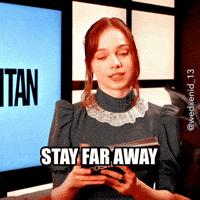 Stay Back Leave Me Alone GIF