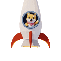 To The Moon Wow Sticker