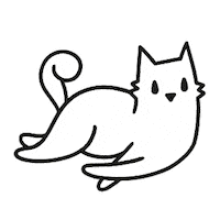 Cat Doodles Sticker
