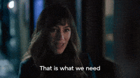 That Is What We Need Right Now