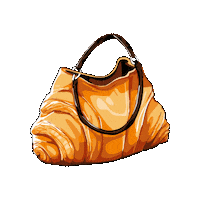Fashion Croissant Sticker by 7DAYSMY