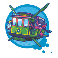 San Francisco Train Sticker by Pokémon