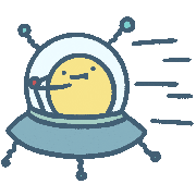 rezi_ouo ufo hurry on the way hurryup Sticker