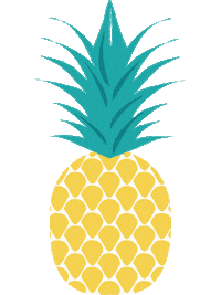 Pineapple Nanas Sticker by Binary Style