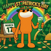St Patricks Day Swagger GIF by BONK