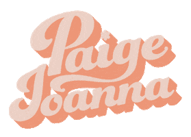 paigejoanna paige joanna paige joanna logo Sticker