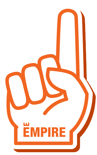 EmpireCommunities giphyupload swipe up point crown Sticker