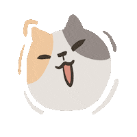 weiwaa cat meerkat mibl meerkatinbadluck Sticker