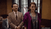 rachel brosnahan miriam GIF by The Marvelous Mrs. Maisel