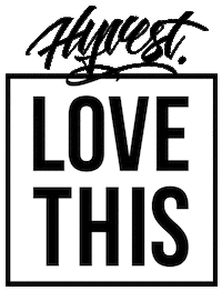 hyvest love liebe love it love this Sticker