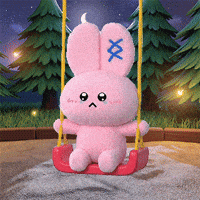 Sad Bunny GIF by POPJOYID
