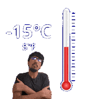 Negative Fifteen Degrees Sticker