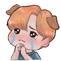 _arinnv baby crying puppy cry Sticker
