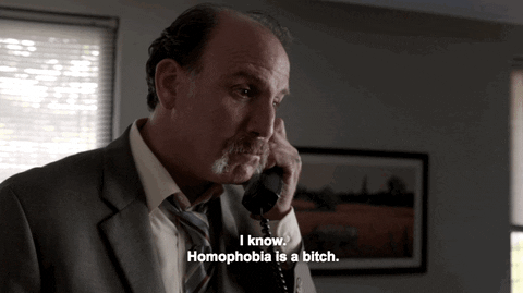 orange is the new black homophobia GIF by Yosub Kim, Content Strategy Director