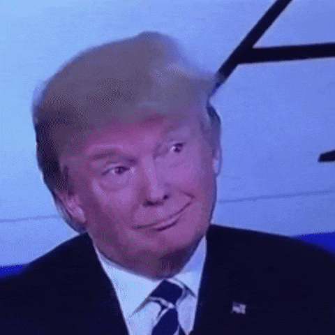 Shocked President Trump GIF by Respective