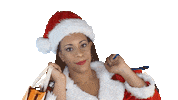 ComedianHollyLogan christmas merry christmas santa holidays Sticker