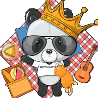 Cat Waving Sticker by PandaPals