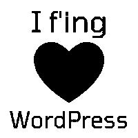 WPSimplified wordpress love wordpress wordpress love Sticker