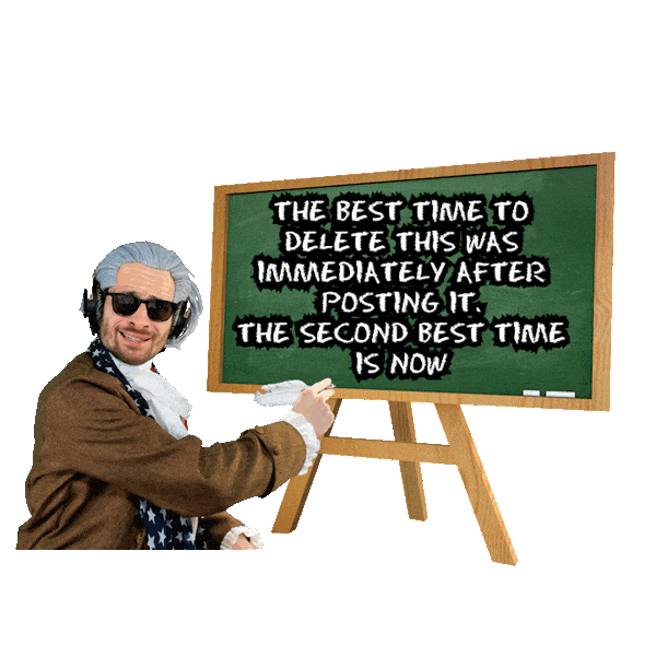 Cringing Undo Sticker