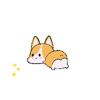 baltart dog star butt corgi Sticker