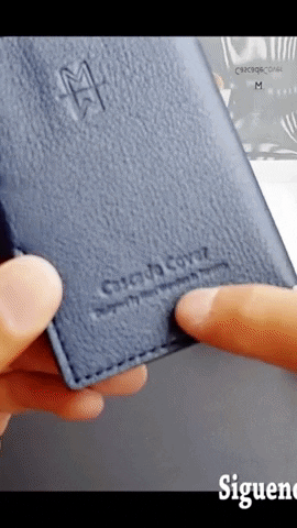 leather wallet luxury gift GIF by MANI WONDERS