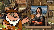 Mona Lisa Artist GIF