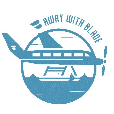 travel fly Sticker by BLADE