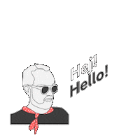 hyundong hello hi greeting sweden Sticker