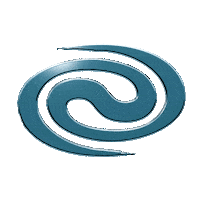 khrmaclothing vintage chrome swirl khrma Sticker
