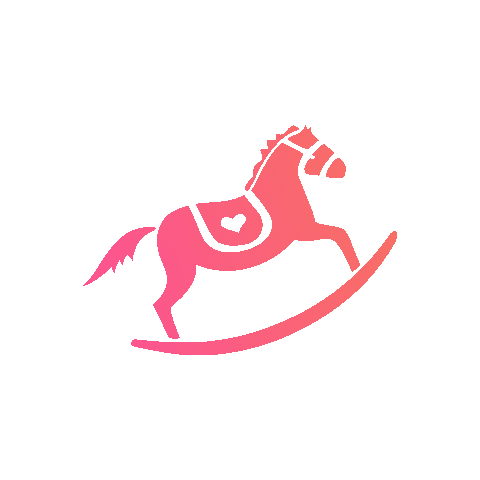 Rainbow Horse Sticker by Emel Shoes