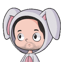 Dance Rabbit Sticker
