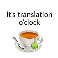Tea Translate Sticker by Translator Traductora