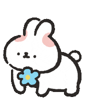 NieBuu rabbit threaten intimidate niebuu Sticker