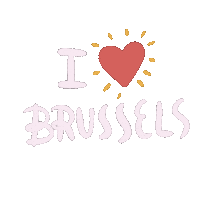 mokaroka belgium brussels bruxelles visitbrussels Sticker