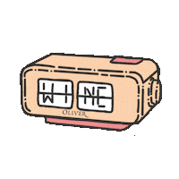 Wine Clock Sticker by Oliver Winery