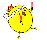 cute_piyo_tokko chick キラキラ ひよこ オタク Sticker