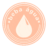 Beba Agua Sticker by Flor de Mim