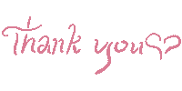 Thanks Thank You Sticker by isuta
