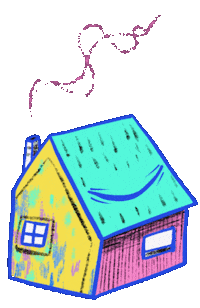 san_deuil home house eye sandeuil Sticker