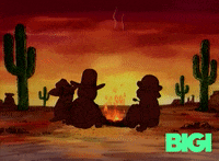 Fire Cowboy GIF by BIGI_TV