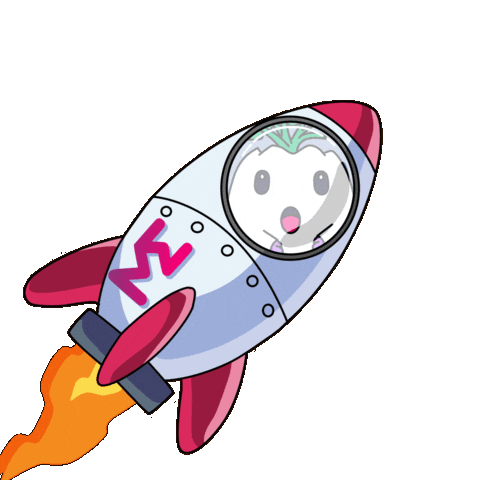 To The Moon Crypto Sticker by Magic Eden