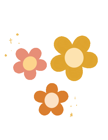 Flower Sparkle Sticker by Lauren Fox