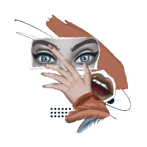 nataliakodi scream screaming now call Sticker