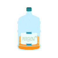 Water Bottle Drink Sticker by bgglow