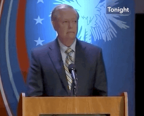 Awkward Lindsey Graham GIF by Election 2020