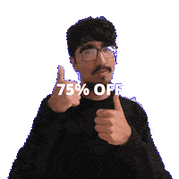 75 Percent Off Sticker