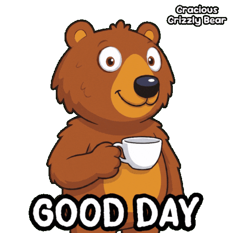 Good Day Bear Sticker by VeeFriends