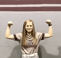 fhusoftball strong muscle softball fhu GIF